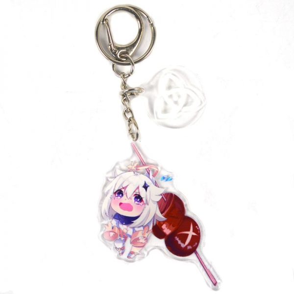 Cute Genshin Impact Paimon A Anime Acrylic Keychain For Women Accessories Bag Pendant Key Ring Girl Gift 800x800 1 - Anime Keychains™