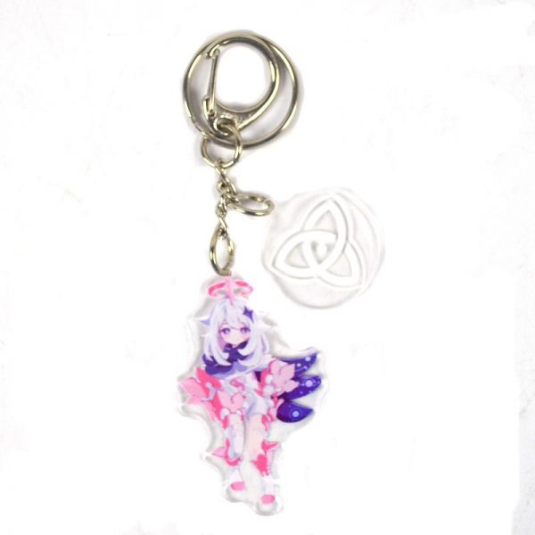 Cute Genshin Impact Paimon D Anime Acrylic Keychain For Women Accessories Bag Pendant Key Ring Girl Gift 800x800 1 - Anime Keychains™