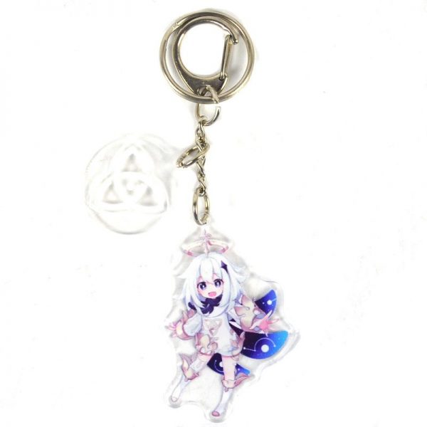 Cute Genshin Impact Paimon E Anime Acrylic Keychain For Women Accessories Bag Pendant Key Ring Girl Gift 800x800 1 - Anime Keychains™