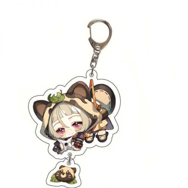 Cute Genshin Impact Sayu Cosplay Acrylic Keychain G Shaped Buckle Accessories Bag Car Pendant Key Ring Game Fans Gift 800x800 1 - Anime Keychains™