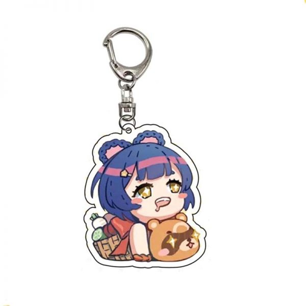 Cute Genshin Impact Xiangling Anime Acrylic Keychains Accessories Car Bag Pendant Key Ring Cosplay Gifts 800x800 1 - Anime Keychains™