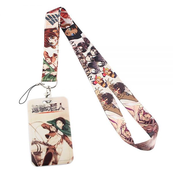 Lace Id Card Holder Key Chain Key Attack On Titan Attack On Titan AT2302