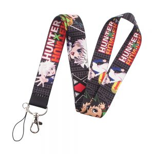 Hunter × Hunter Anime Key Lanyard Id Card Car Key Pass Gym Logo Mobile Phone AT2302