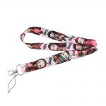 New Anime Demon Slayer Key Lanyards For Neck Strap Card For Currency Gym Keychain AT2302