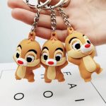 Cute Animated 3D Keychain Squirrel Keychain Bag Gift For Women Girls Pendant Figure AT2302