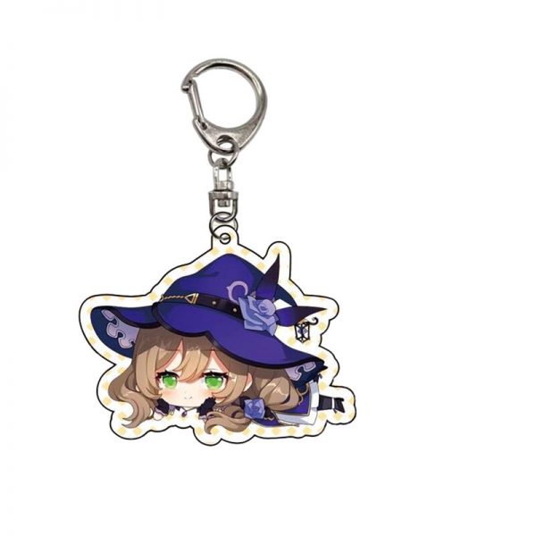 Genshin Impact Lisa A Anime Acrylic Keychains Accessories Car Bag Pendant Key Ring Cosplay Cute Gifts 800x800 1 - Anime Keychains™