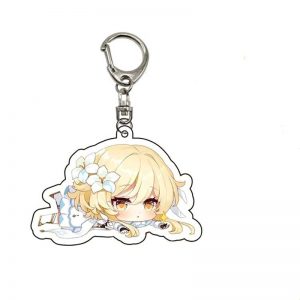 Genshin Impact Lumine B Anime Acrylic Keychains Accessories Car Bag Pendant Key Ring Cosplay Cute Gifts 800x800 1 - Anime Keychains™