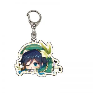 Genshin Impact Venti A Anime Acrylic Keychains Accessories Car Bag Pendant Key Ring Cosplay Cute Gifts 800x800 1 - Anime Keychains™