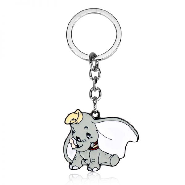 Key Pendant Cute Animated Cartoon Elephant Dumbo Key Handmade Small Elephant Fly AT2302
