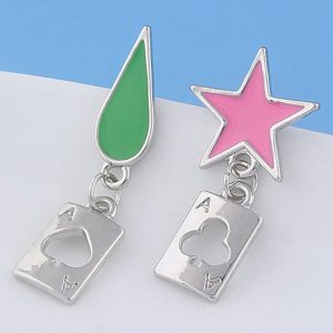 Hunter X Hunter Hisoka Animated Stud Earrings For Men Women Jewelry And Accessories AT2302