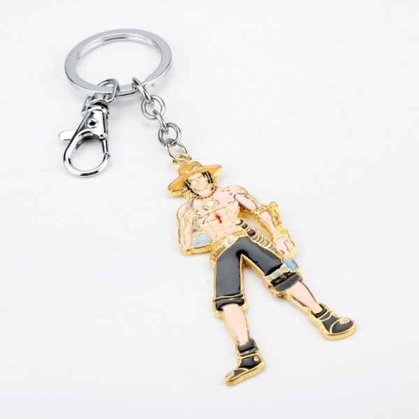Encouraged A Piece Holders Luffy Cosplay Metal Key Key Porte Clef Figure Toys AT2302