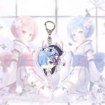Animated Re: Life In A Different World From Zero Key Figures Ram Rem Cartoon AT2302