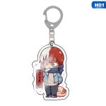 Hero Academy Keychains Cute Japanese Anime Cartoon Transparent Acrylic Keychain Bag AT2302