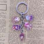 Game No Life Acrylic Cute Animated Classic Bohemian Tassels Jewelry Key Ring AT2302