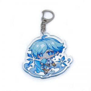 New Genshin Impact Chongyun Figures Acrylic Keychain G Shaped Buckle Accessories Cute Bag Car Pendant Key Ring Game Fans Gift 800x800 1 - Anime Keychains™