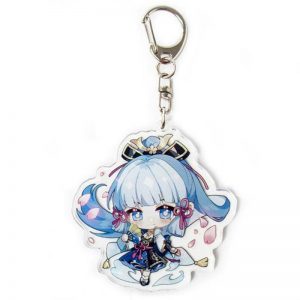 New Genshin Impact Kamisato Ayaka Figures Acrylic Keychain G Shaped Buckle Accessories Cute Bag Car Pendant Key Ring Game Fans Gift 800x800 1 - Anime Keychains™