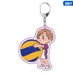 Volleyball Animated Child Key Ring Haikyuu !! Cute Cartoon Keychain New For AT2302