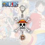Pirate Key Piece Of The Classic Animated Logo Luffy Zoro Sanji Figures Collection Acrylic AT2302
