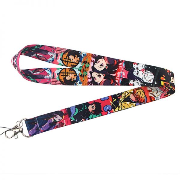 Dongmanli Animated Cartoon Key Chain Lanyards Id Badge Holder Id Card Gym Pass Mobile AT2302