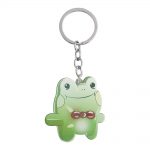 Kill Stalking Cute Animated Frog Keychain Acrylic Key Chain Pendant Female Male Toad AT2302