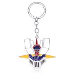 Hot Animated Mazinger Z Ufo Robot Grendizer Metal Keychains Logo Pendants Choker Car AT2302