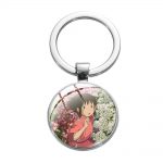 Chihiro Key Chain Gift Animated Cartoon Classic Creative Figures Glass Dome AT2302
