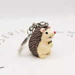 Cartoon Little Hedgehog Cartoon Hedgehog Cute Keychain Student Store Baby Gifts AT2302