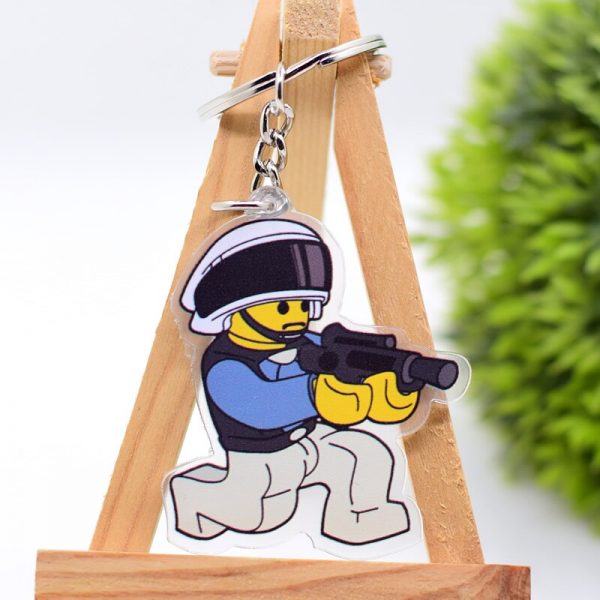 Key Wars Superheroes Double-Sided Acrylic Key Chain Pendant Lively Accessories AT2302