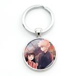 Animated Jewelry Crystal Cabochon Hunter X Hunter Keychains Animation Peripheral Glass AT2302