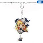 Kawaii Anime Key Project Flandre Scarlet Touhou Acrylic Key Accessory Bag AT2302