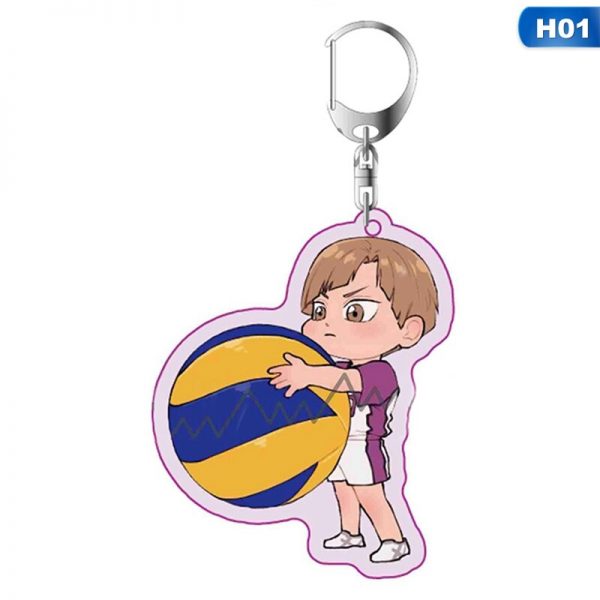 Child Key Ring Haikyuu Lively !! Fans Cute Cartoon Keychain Keychains New For AT2302