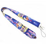 Sailor Moon Anime Cosplay Key Lanyard Usb Camera Phone Id Cards Metal Support Plate AT2302